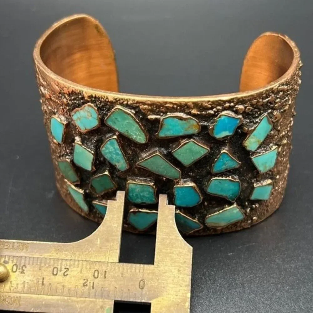 Bell Trading Company Copper Cuff Bracelet with Turquoise